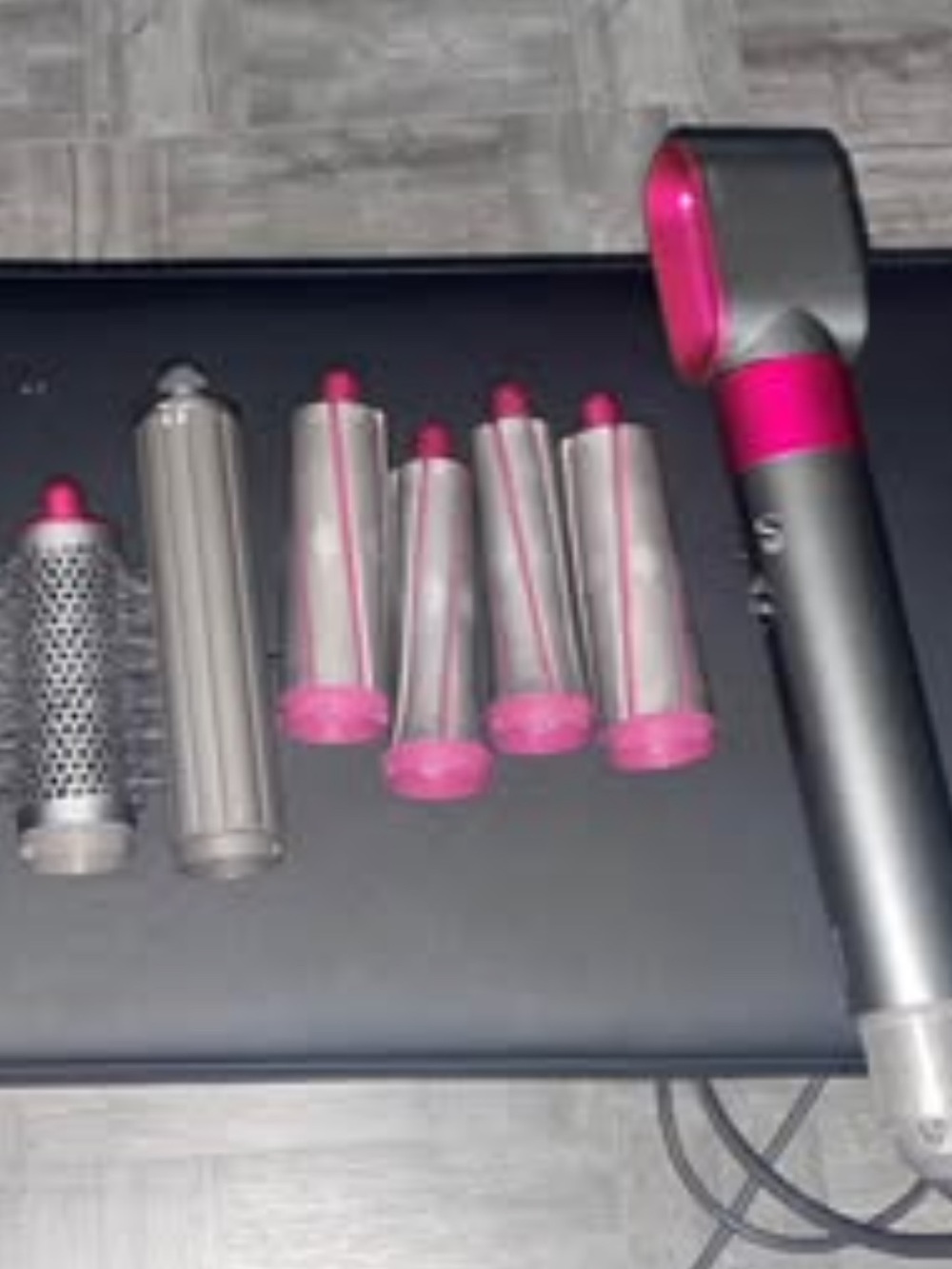 Dyson Hair Multi-Attachment Styler in Pink and Silver